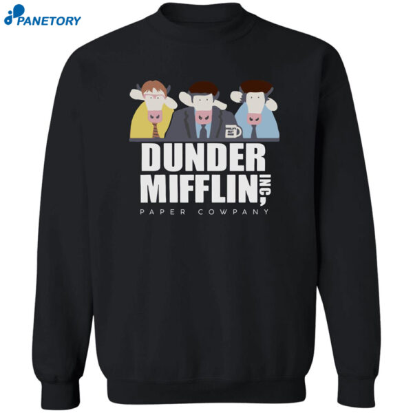 Cow Dunder Moofflin Paper Cowpany Shirt