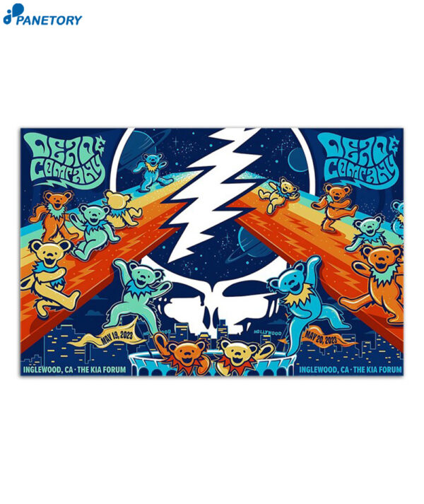 Dead And Company Inglewood Landscape May 19 20 2023 Poster