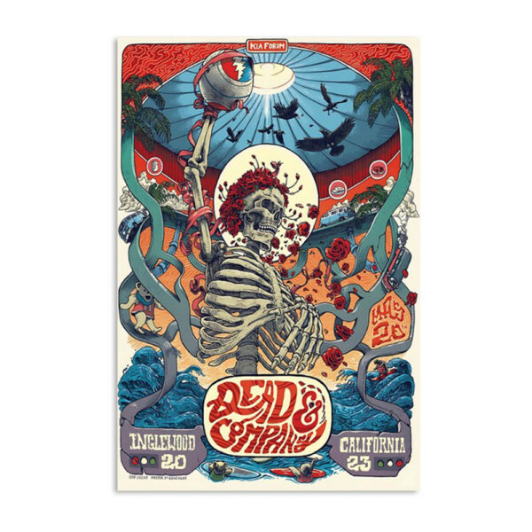 Dead & Company Inglewood Ca May 20 2023 Poster