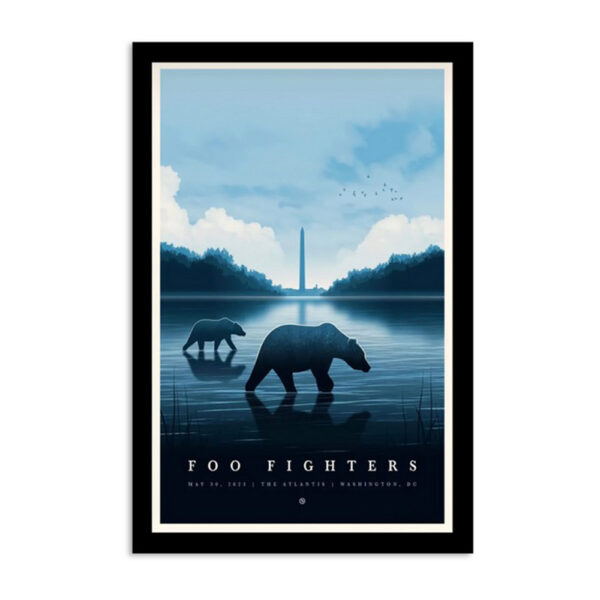 Foo Fighters Washington Dc 2023 Poster