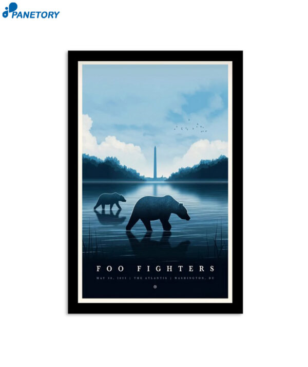 Foo Fighters Washington Dc 2023 Poster