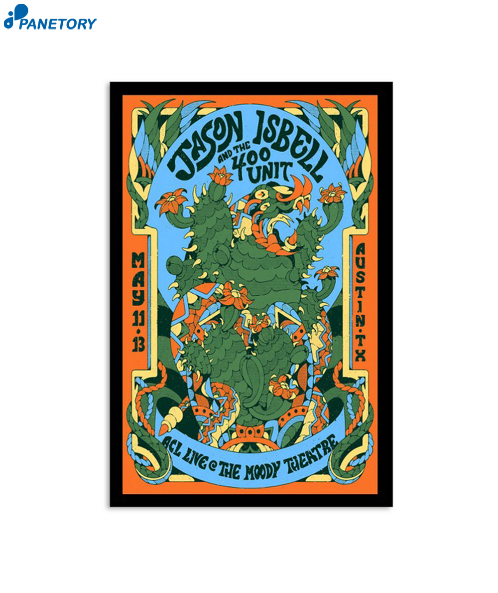 Jason Isbell And The 400 Unit Acl Live At The Moody Theater Austin Texas 2023 Poster