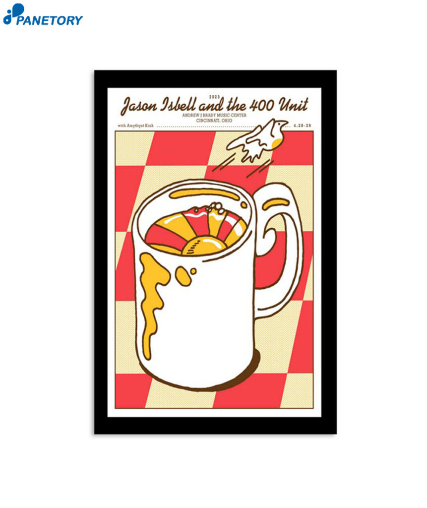 Jason Isbell And The 400 Unit 2023 Cincinnati Poster 2024 jason-isbell-and-the-400-unit-2023-cincinnati-poster-2024