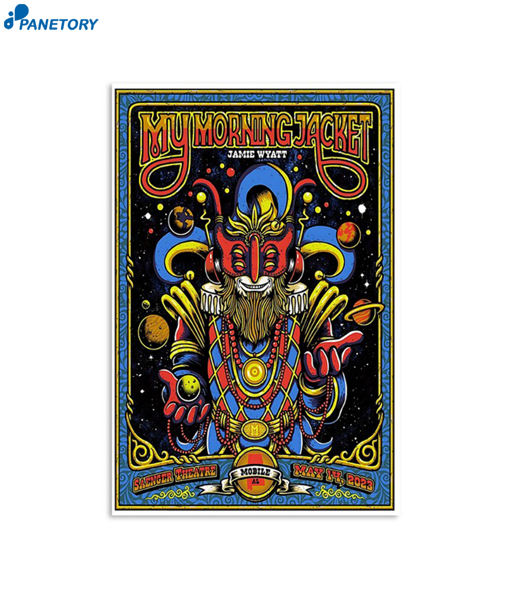 My Morning Jacket May 14 2023 Mobile Al Poster