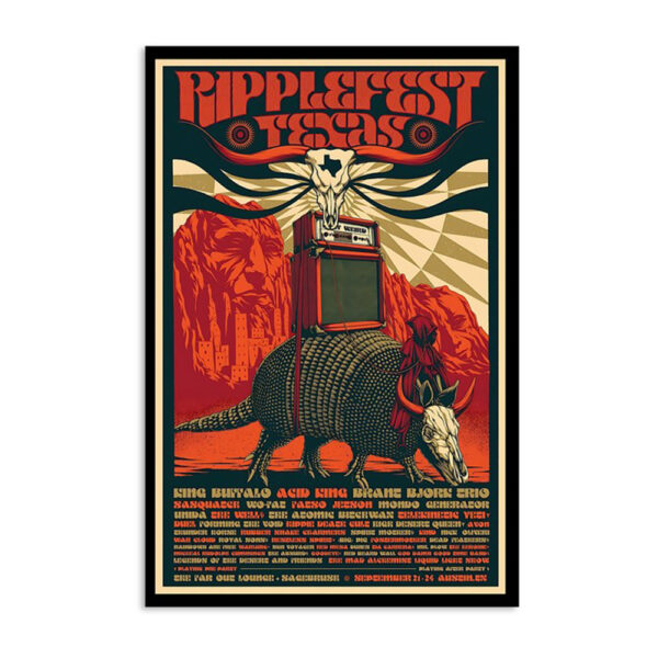 Ripplefest Texas Austin Texas Tour 21 24 Sep 2023 Poster