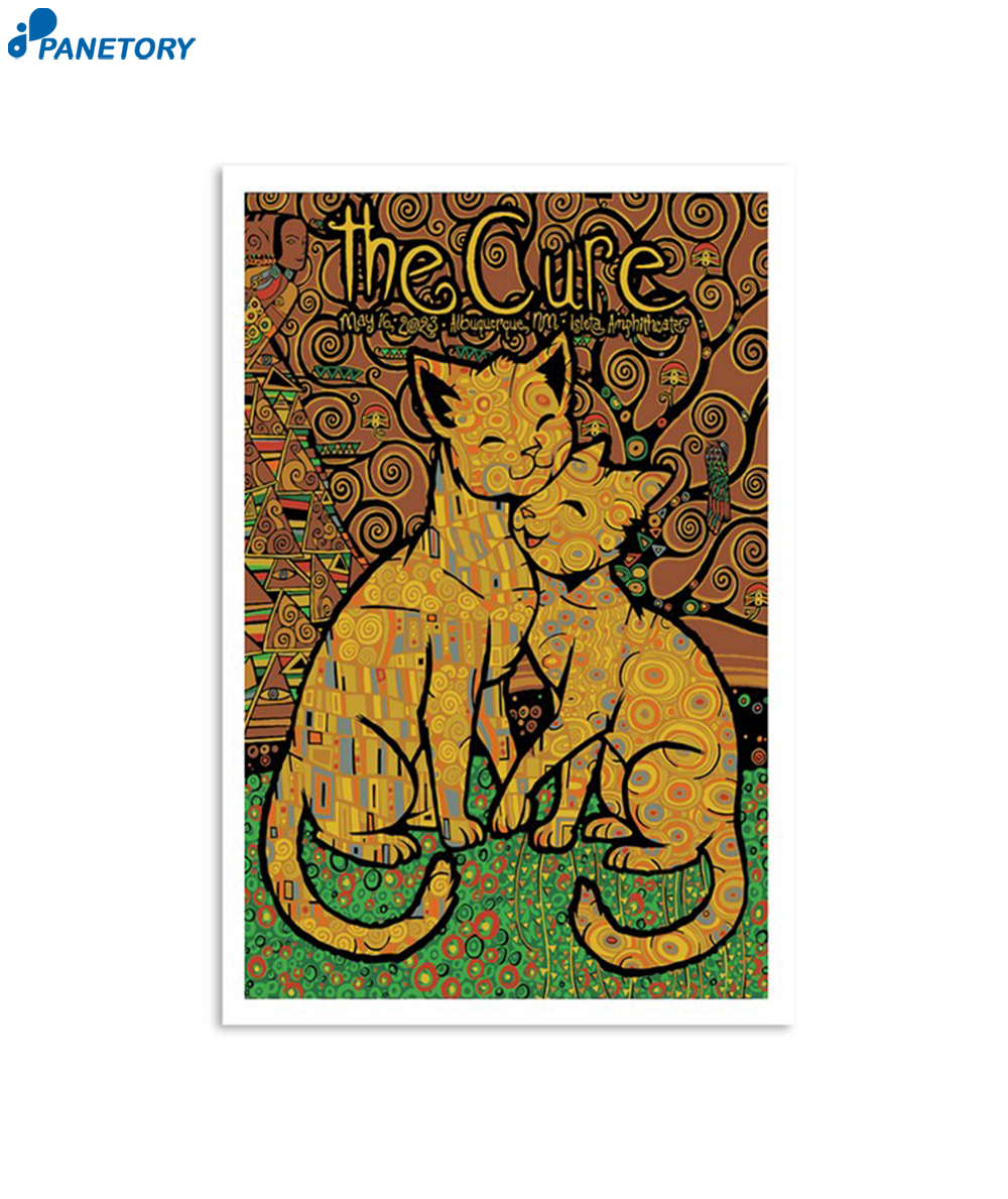 The Cure North American Tour 2023 Albuquerque Poster