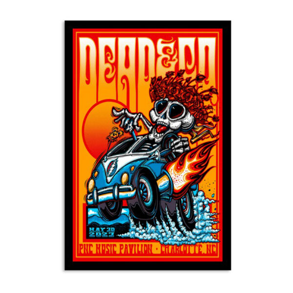 The Final Tour 2023 Charlotte Nc Dead & Company Poster