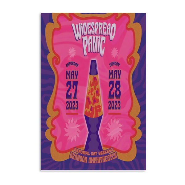 Widespread Panic May 27 2023 Poster