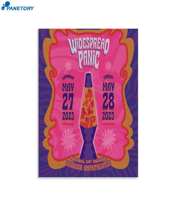 Widespread Panic May 27 2023 Poster