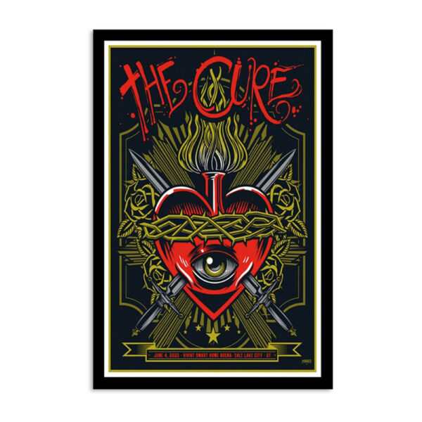 2023 The Cure Salt Lake City Poster