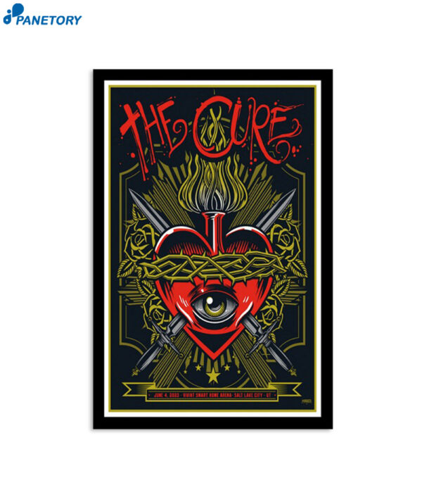 2023 The Cure Salt Lake City Poster