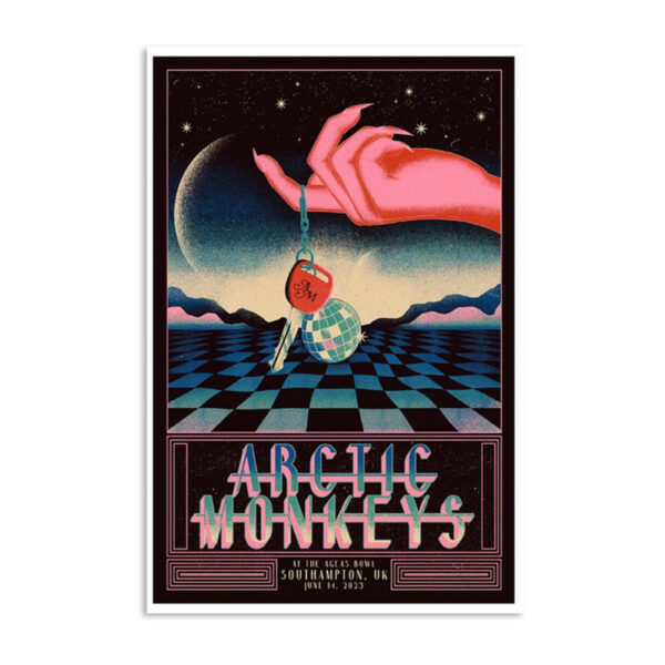 Arctic Monkeys Tour 2023 Southampton Poster