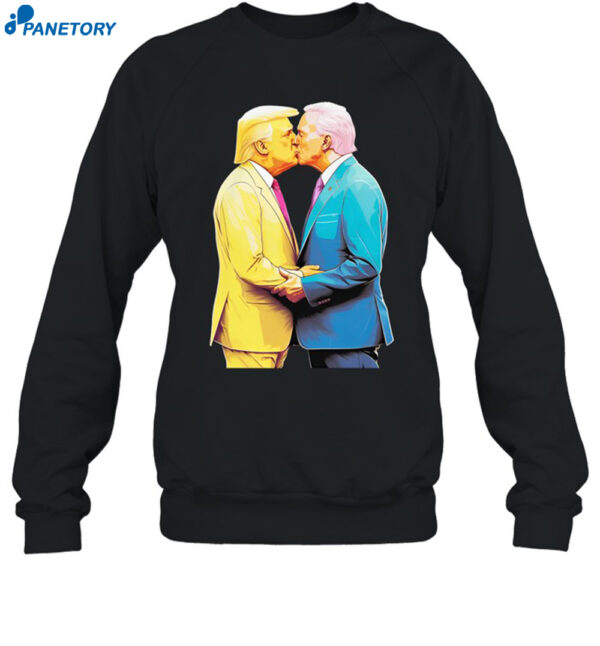 Biden And Trump Kissing Shirt