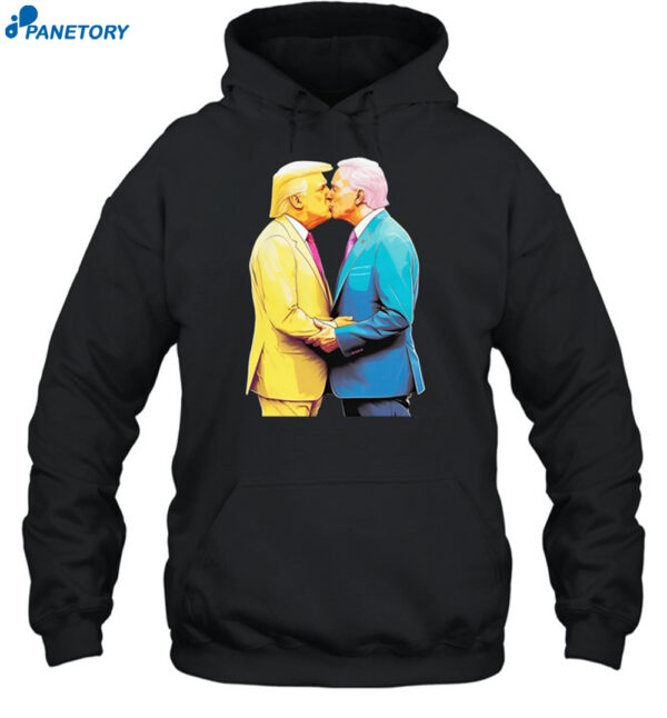 Biden And Trump Kissing Shirt