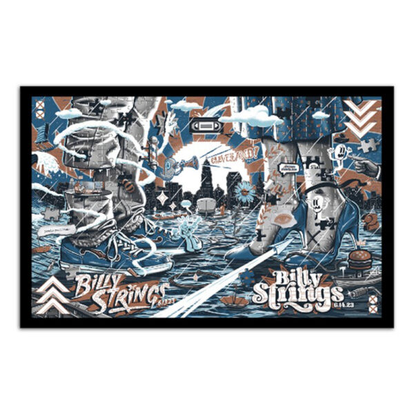 Billy Strings Cleveland 06 13 2023 Landscape Poster