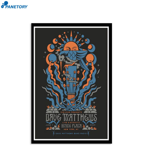 Dave Matthews Band New York June 7 2023 Poster