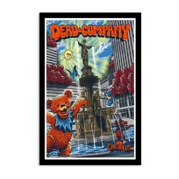 Dead & Company 2023 Cincinnati Ohio Poster