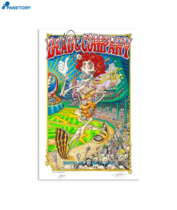 Dead & Company Boston Ma June 25 2023 Poster