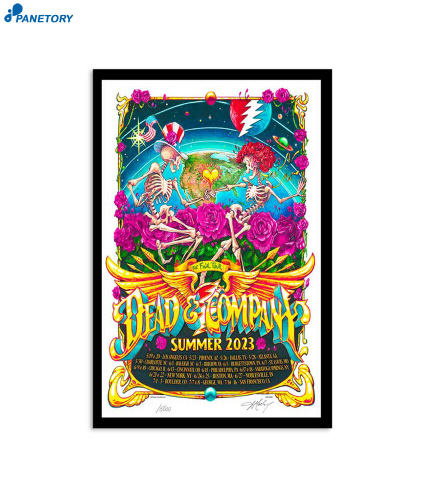 Dead & Company The Final Tour Summer 2023 Poster 2024