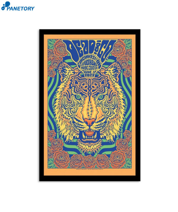 Dead & Company Tour Cincinnati Ohio Final Tour June 13 2023 Poster