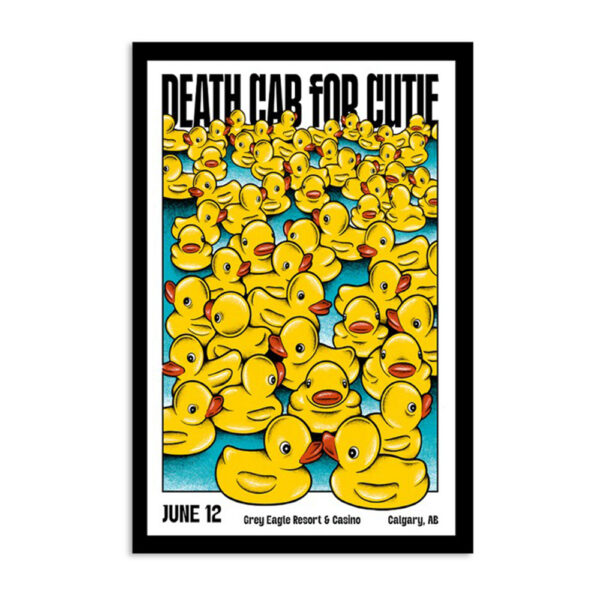 Death Cab For Cutie Calgary June 12 2023 Poster