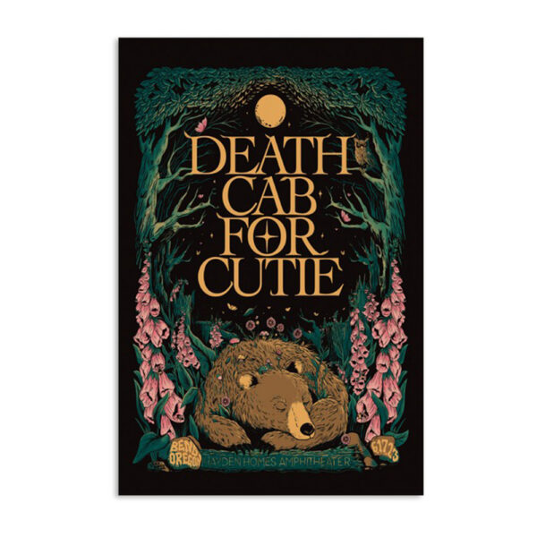 Death Cab For Cutie Tour Bend 2023 Poster