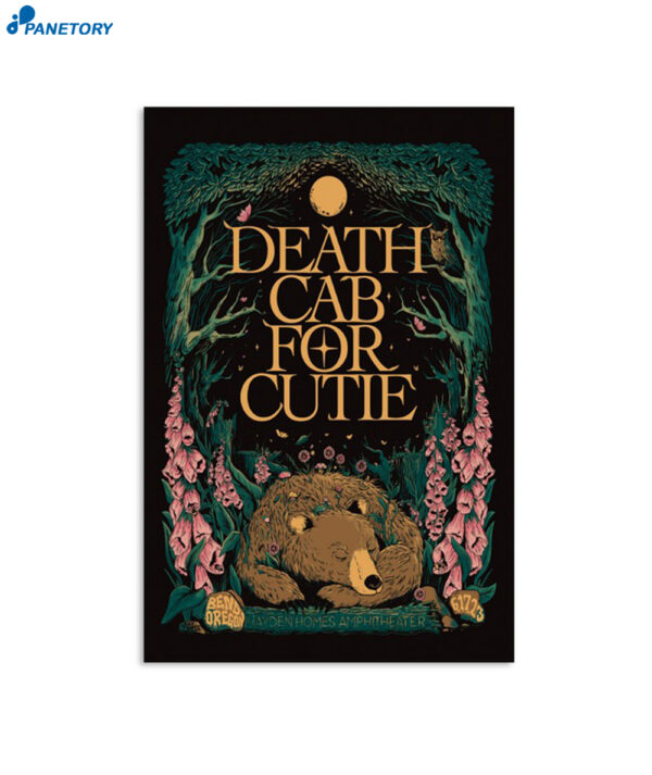 Death Cab For Cutie Tour Bend 2023 Poster
