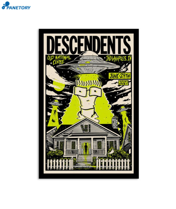 Descendents Egyptian Room At Old National Centre Indianapolis June 24 2023 Poster