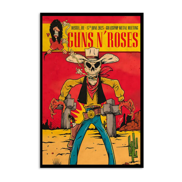 Guns N' Roses Dessert Be Event 23 Poster