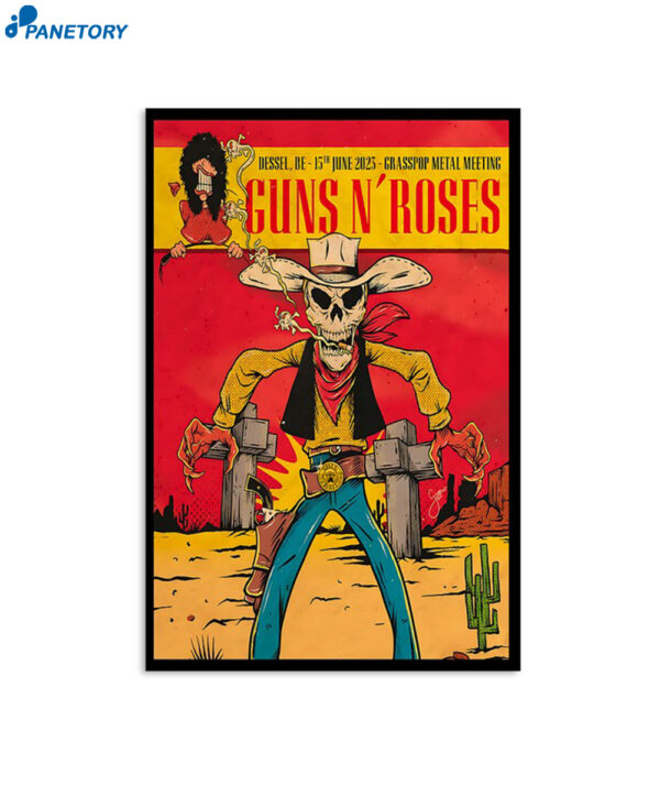 Guns N' Roses Dessert Be Event 23 Poster