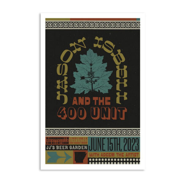 Jason Isbell And The 400 Unit Fayetteville 2023 Poster