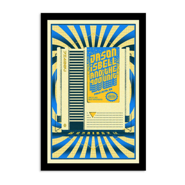 Jason Isbell And The 400 Unit Frost Amphitheater Palo Alto June 29 2023 Poster