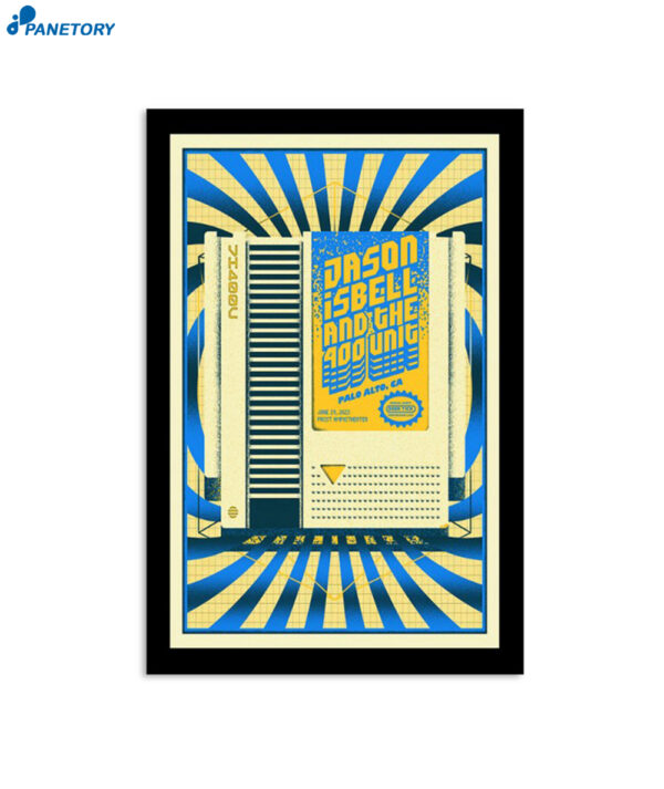 Jason Isbell And The 400 Unit Frost Amphitheater Palo Alto June 29 2023 Poster