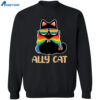 Lgbt Ally Cat Be Kind Gay Shirt 2