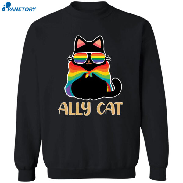 Lgbt Ally Cat Be Kind Gay Shirt