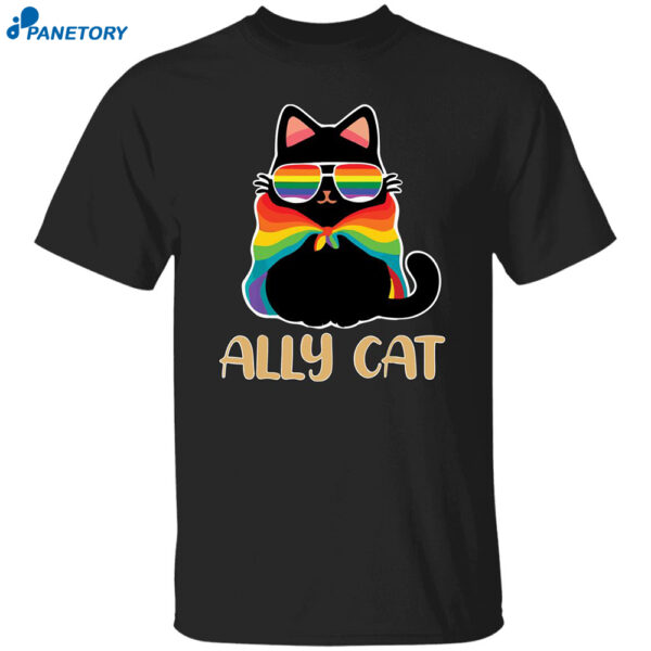 Lgbt Ally Cat Be Kind Gay Shirt
