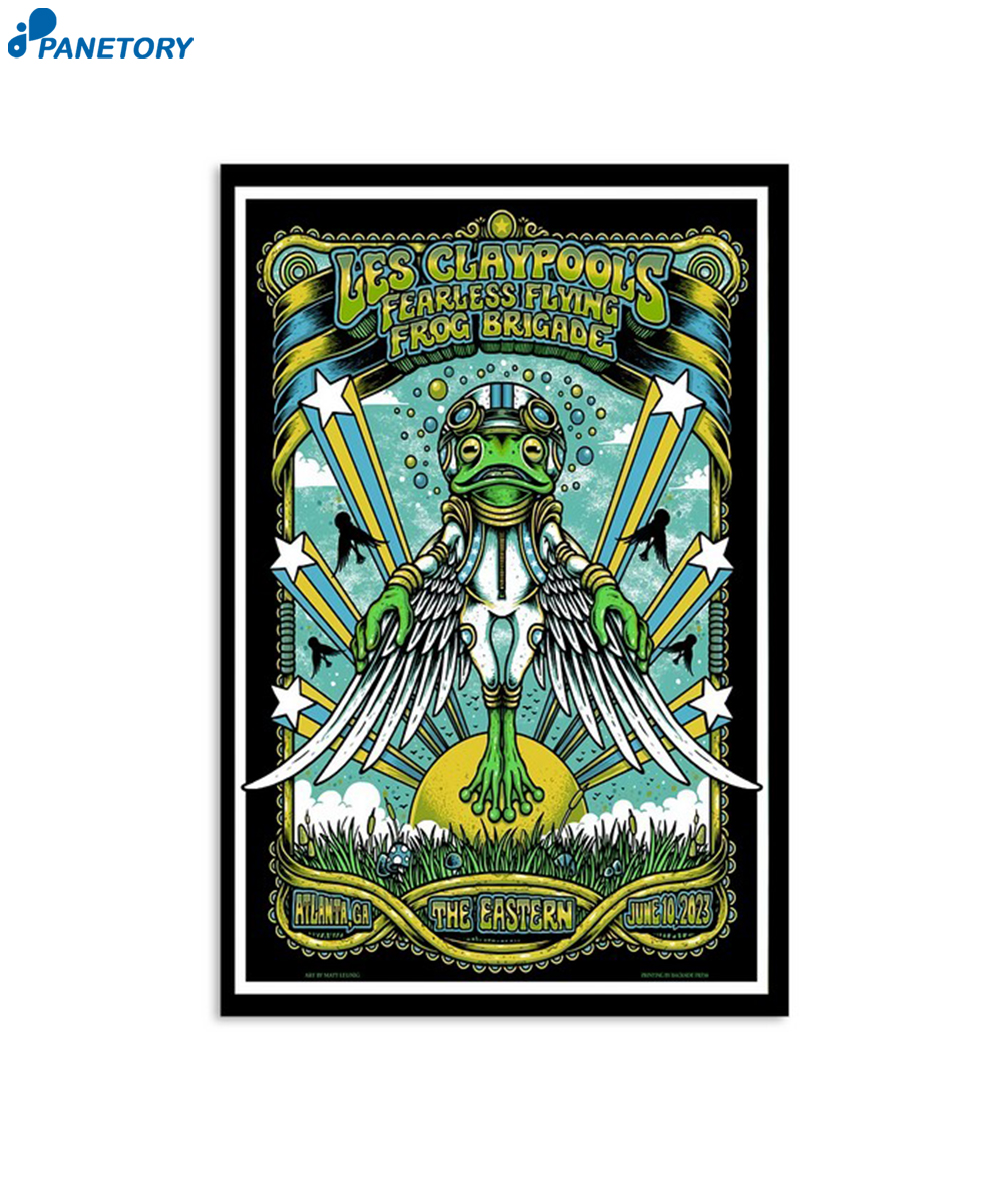 Les Claypool’s Fearless Flying Frog Brigade Atlanta 2023 Poster