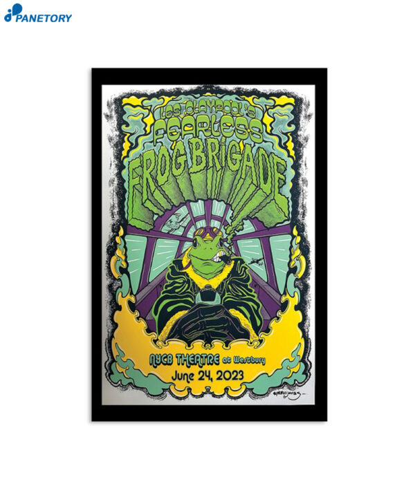 Les Claypool's Fearless Flying Frog Brigade Westbury June 24 2023 Poster