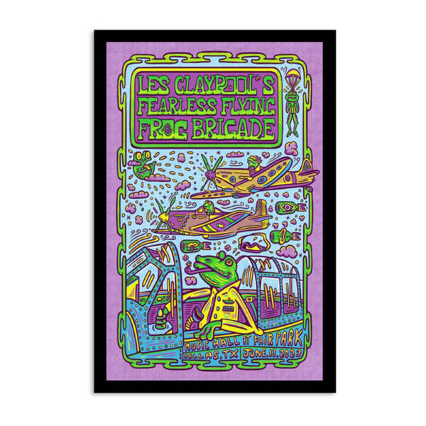 Les Claypool's Fearless Flying Frog Dallas June 13 2023 Poster