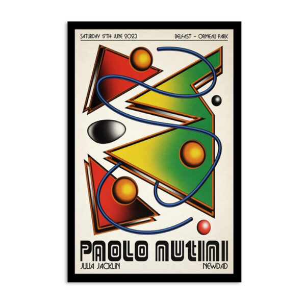 Paolo Nutini Belfast Ormeau Park June 17 2023 Poster