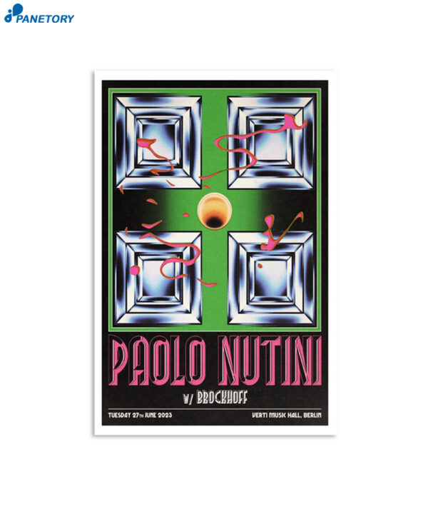 Paolo Nutini June 27 2023 Berlin Poster