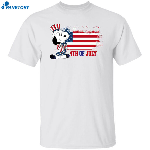 Patriotic Snoopy 4th Of July Retro Shirt