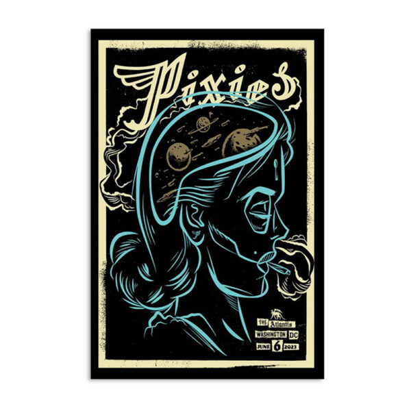 Pixies The Atlantis Washington Dc June 6 2023 Poster