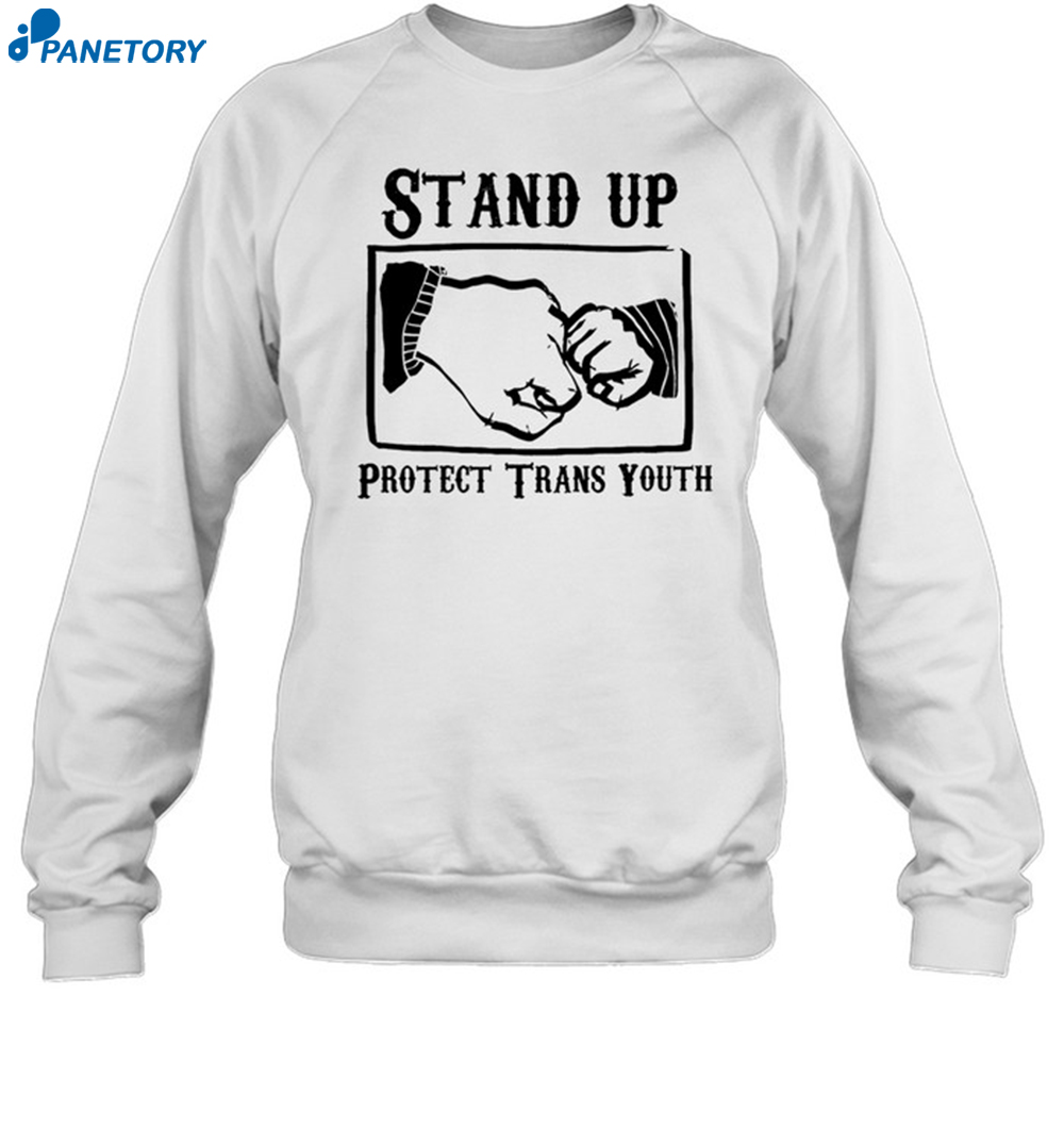 Stand Up Protect Trans Youth Shirt 1