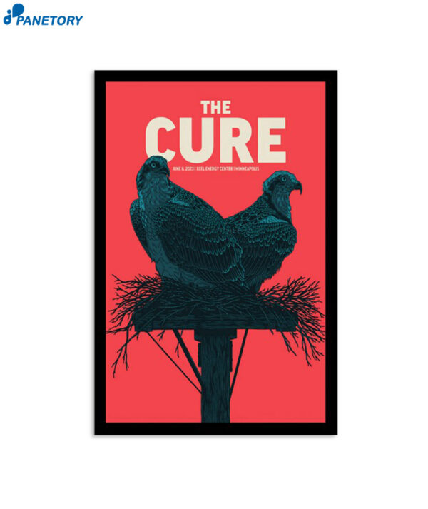 The Cure Xcel Energy Center Saint Paul June 8 2023 Poster