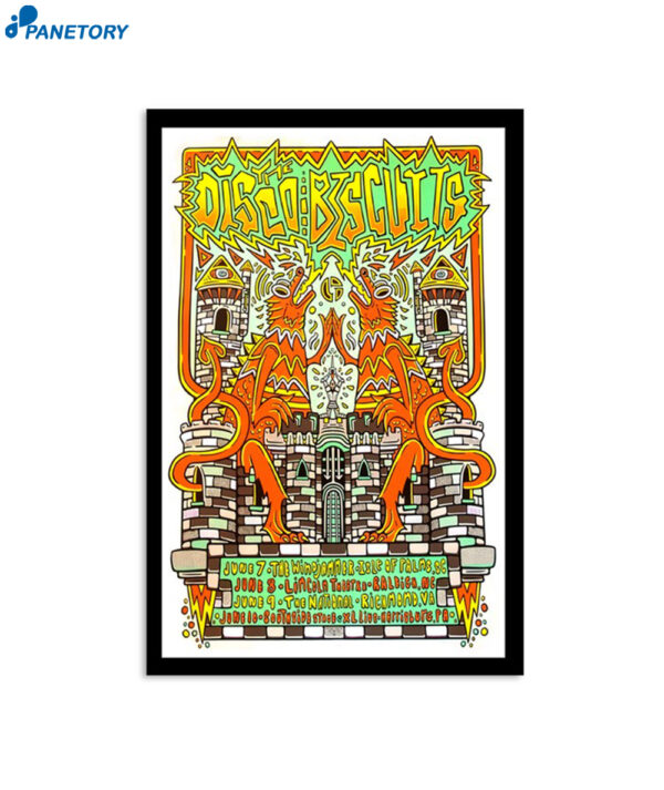 The Disco Biscuits Tour June 2023 Poster