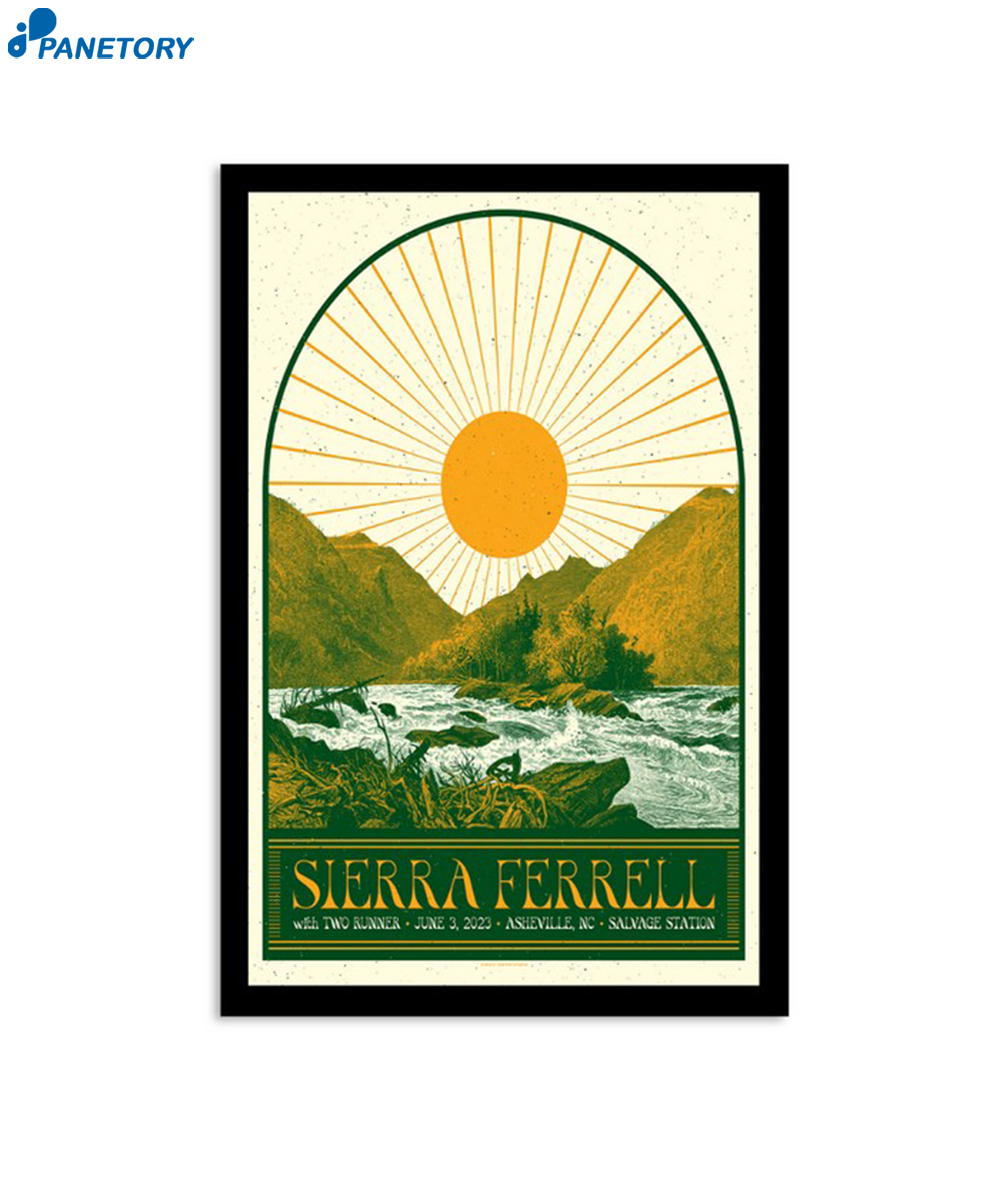 Tour Asheville Nc Sierra Ferrell June 3 2023 Poster