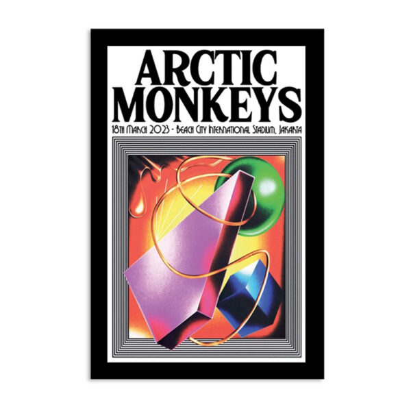 Arctic Monkeys Mar 18th Beach City International Stadium Poster