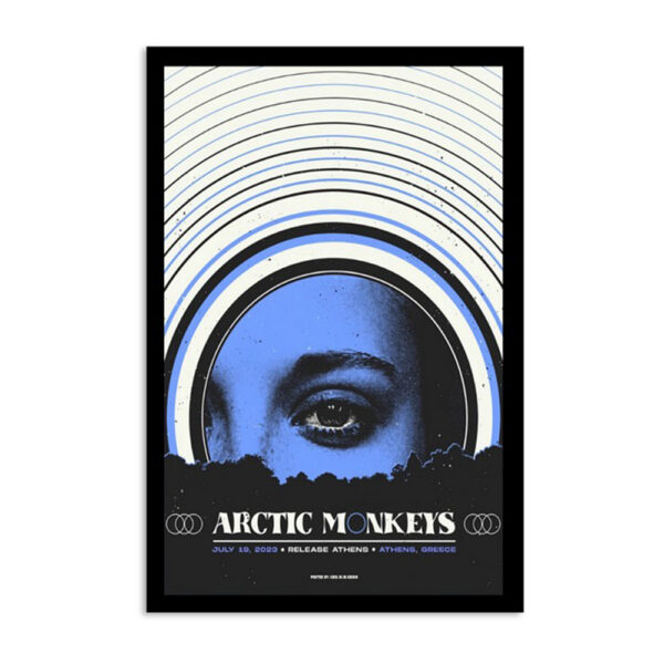 Arctic Monkeys Release Athens Athens Greece July 19 2023 Poster