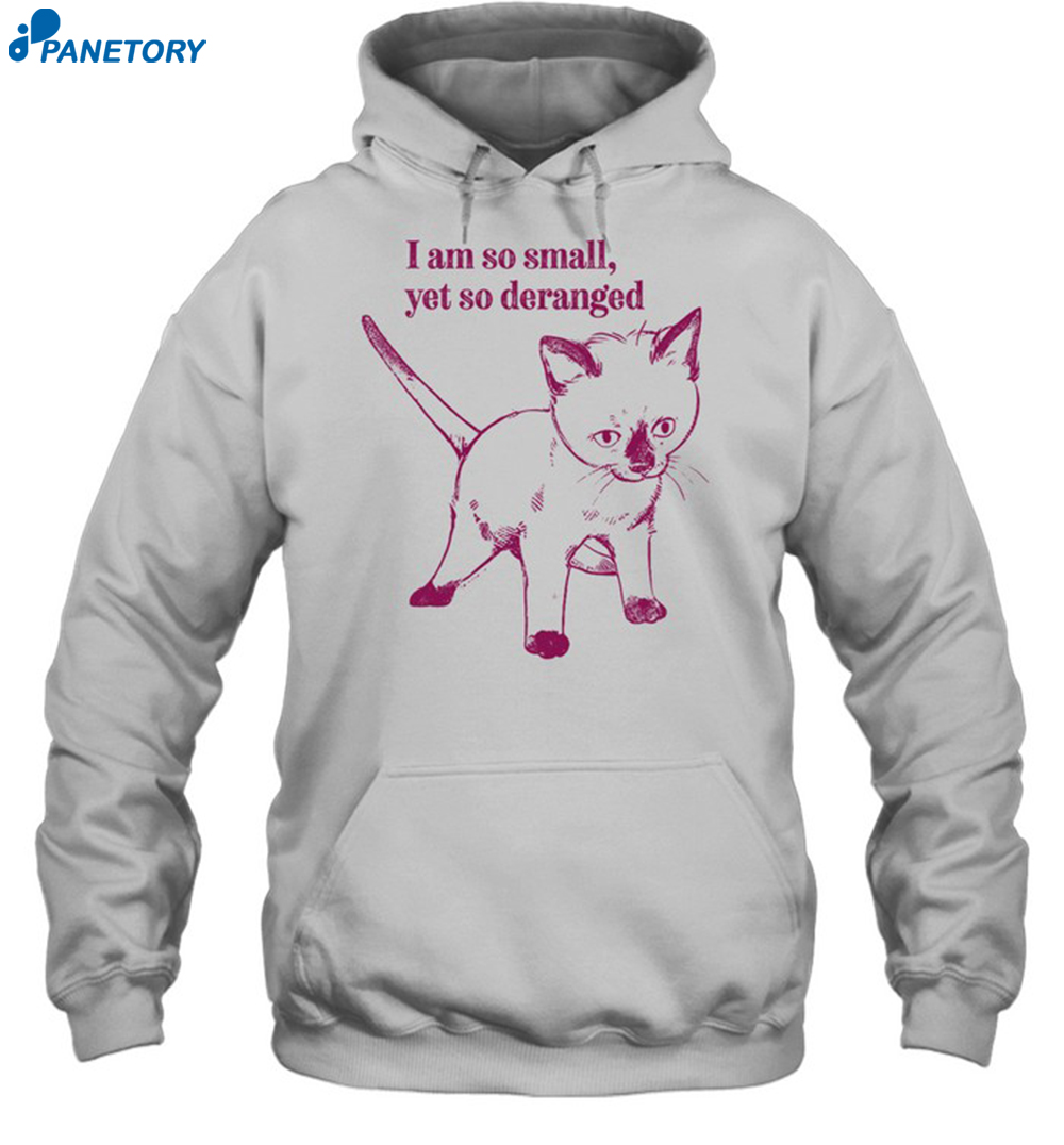 Catwheezie I Am So Small Yet So Deranged Shirt 7 Catwheezie I Am So Small Yet So Deranged Shirt 2